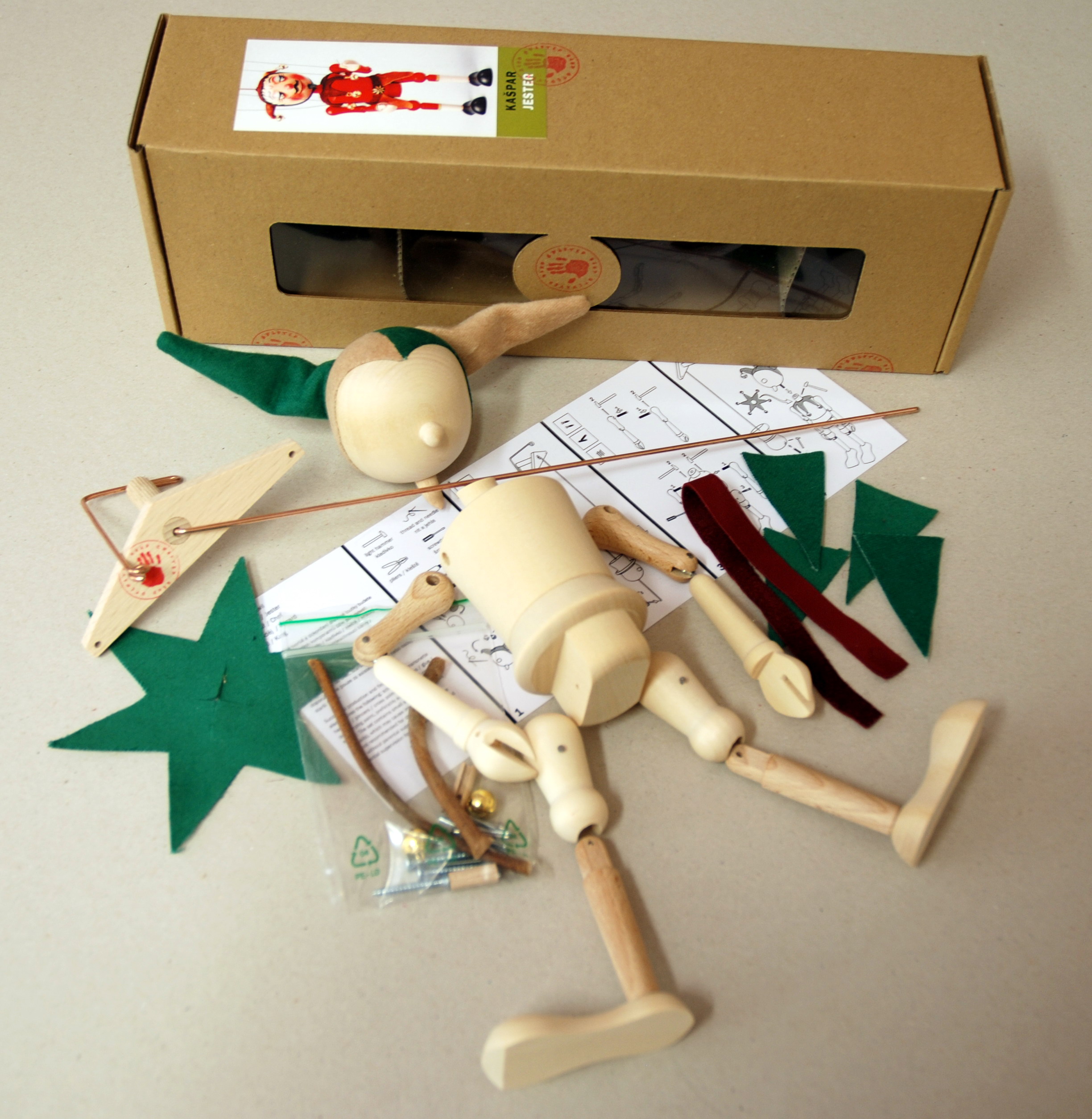 wooden marionette kit